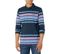 Volcom Men's Sumpter Long Sleeve Polo Shirt, Navy, XXL