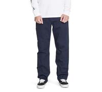 Volcom Mens Tustin Utility Workwear Pant - Durable Cotton Twill Pants with Utility Cargo Pockets, Dark Navy, 34