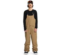Volcom mens V.co Sparta Bib Overalls Snowboard Pant - 15k Waterproof 2-layer Fabric, Bronze, XL