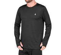 Volcom Men's V-Science Midweight Thermal Base Layer Long Sleeve Shirt, Black S5, Large