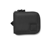 Volcom Men's Venture Bifold Zip Wallet, Black, Black, One Size, Venture Bifold Zip Wallet