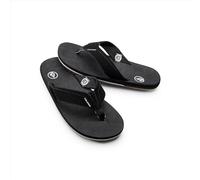 Volcom Men's Victor Flip-Flop Sandal, Black-new, 11 UK