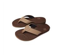 Volcom Men's Victor Flip-Flop Sandal, Brown Khaki, 8 UK