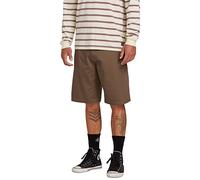Volcom Men's Vmonty Chino Shorts Casual, Mushroom, 34