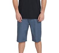 Volcom Men's Vmonty Stretch Chino Short, Heather Blue