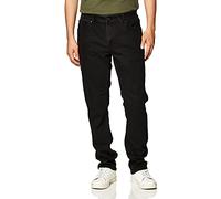 Volcom Men's Vorta Slim Fit Stretch Denim Jean, Blackout, 29 W/32 L