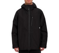 Volcom Men's Wavern Water Resistant Windbreaker Light Jacket, Black, L