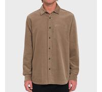 VOLCOM - Mens Zander Long Sleeve Shirt - Teak - Casual Corduroy Shirt