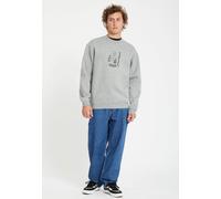 Volcom - Noder Heather Grey - Sweater - grey - L - 59% Cotton, 41% Polyester,Sweat L