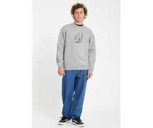 Volcom - Noder Heather Grey - Sweater - grey - XL - 59% Cotton, 41% Polyester,Sweat XL