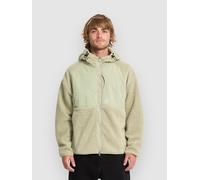 Volcom Nomaa Sherpa Zip Hoodie green tea S