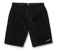 Volcom Men's Outer Spaced 21" Elastic Waist Cord Short, Black Combo, Small Lange