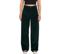 Volcom - Pantalon en velours côtelé - Weellow II Corduroy Pant W Scarab for Women in Cotton - Size 29 US - Green Green 29 US