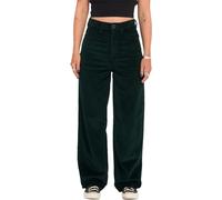 Volcom - Pantalon en velours côtelé - Weellow II Corduroy Pant W Scarab for Women in Cotton - Size 31 US - Green Green 31 US