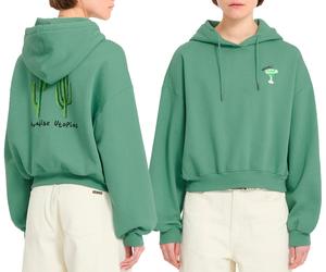 Volcom - Poly-cotton hooded sweatshirt - Fa Mickey Mason Pull Over Evergreen for Women - Size S - Green Green S