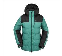 VOLCOM Puffleup Jacket Coat, Green, S