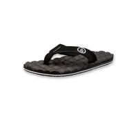 Volcom Recliner Sandals in Black White for men