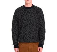 Volcom - Round neck jumper - Men's - Leopold Sweater - Leopold Sweater Black for Men in Nylon - Size XL - Brown Brown XL