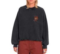 Volcom - Round neck sweater - Fa Ozzy Crew W Vintage Black for Women in Cotton - Size S Black S