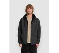 Volcom Single Stone Lined Zip Hoodie heather black M