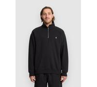 Volcom Single Stone Quarter Zip Sweater black XS