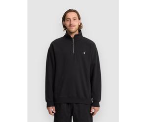 Volcom Single Stone Quarter Zip Sweater black XS