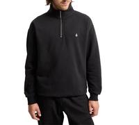 Volcom Single Stone Quarter Zip Sweatshirt - Black