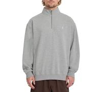 Volcom Single Stone Quarter Zip Sweatshirt - Heather Grey