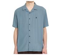 Volcom Single Stone Short Sleeve Shirt Blue S Men