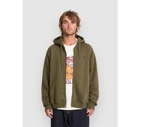 Volcom Single Stone Full Zip Fleece Green S Man