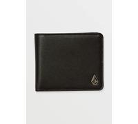 Volcom Men's Slim Stone Pu Wallet Large, Black, One size