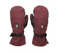 Volcom - Snowboarding mittens - V.Snow Over Mitt W Oxblood for Women - Size M - Burgundy Burgundy M