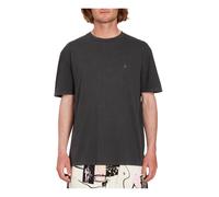 Volcom Solid Stone Embroidered Short Sleeve T-Shirt in Black for men