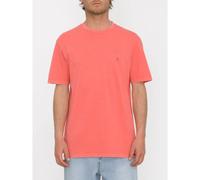 Volcom Solid Stone T Shirt Washed Ruby