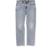 Volcom Solver Denim - Heavy Worn Faded Mens Regular/Straight Denim Jeans