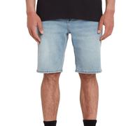 Volcom Solver Denim Shorts in Worker Indigo Vintage for men