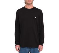 Volcom Stone Blank BSC Long Sleeve T-Shirt - Black (UK, Alpha, XL, Regular, Regular, Black)