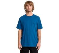Volcom Stone Blanks Basics SS Tee (UK, Alpha, L, Regular, Regular, Cosmic Blue)