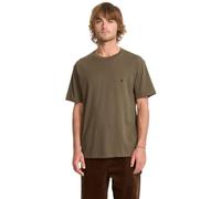 Volcom Stone Blanks Basic Short Sleeve T-shirt Brown M Men