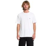 Volcom Stone Blanks Basics SS Tee (UK, Alpha, M, Regular, Regular, White)