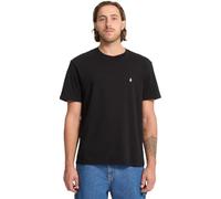 Volcom Stone Blanks Basics SS Tee (UK, Alpha, XL, Regular, Regular, Black)