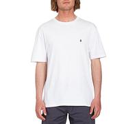 Volcom Stone Blanks Basic Short Sleeve T-shirt White L Men