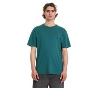 Volcom Stone Blanks Short Sleeve T-shirt Green,Blue M Man