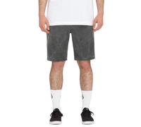 Volcom - Stone Faded Hybrid 19 Stealth - Shorts - black - W36 - 63% Polyester, 34% Cotton, 3% Elastane,Synthetics W36