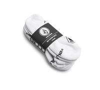 Volcom Stones Nshw Sock 3pk Socks, Men, mens, Socks, D6302005, White, one size