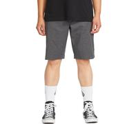 Volcom - Stretch poly-cotton shorts - Frickin Modern Stretch Short 21 Charcoal Heather for Men in Recycled Polyester - Size 32 US - Grey Grey 32 US