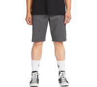 Volcom - Stretch poly-cotton shorts - Frickin Modern Stretch Short 21 Charcoal Heather for Men in Recycled Polyester - Size 30 US - Grey Grey 30 US