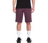 Volcom - Stretch poly-cotton shorts - Frickin Modern Stretch Short 21 Pistol Punch for Men in Recycled Polyester - Size 32 US - Purple Purple 32 US