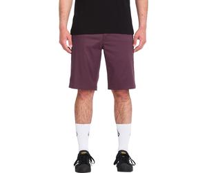 Volcom - Stretch poly-cotton shorts - Frickin Modern Stretch Short 21 Pistol Punch for Men in Recycled Polyester - Size 32 US - Purple Purple 32 US
