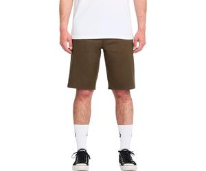 Volcom - Stretch polycotton shorts - Frickin Modern Stretch Short 21 Sage Leaf for Men in Recycled Polyester - Size 32 US - Green Green 32 US